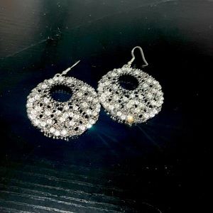Silver earrings